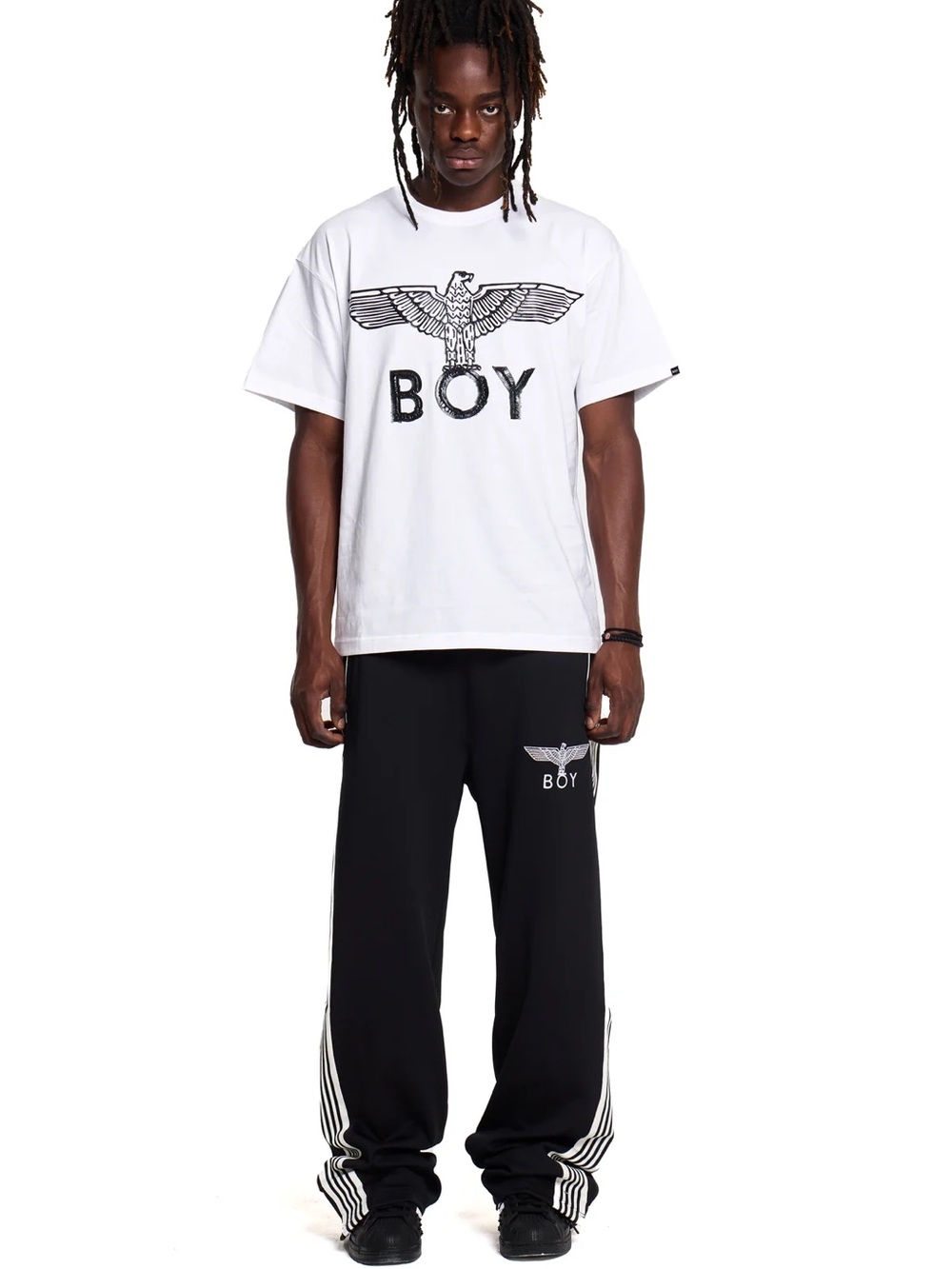 BOY LONDON Scribble Eagle T-Shirt |Size Large